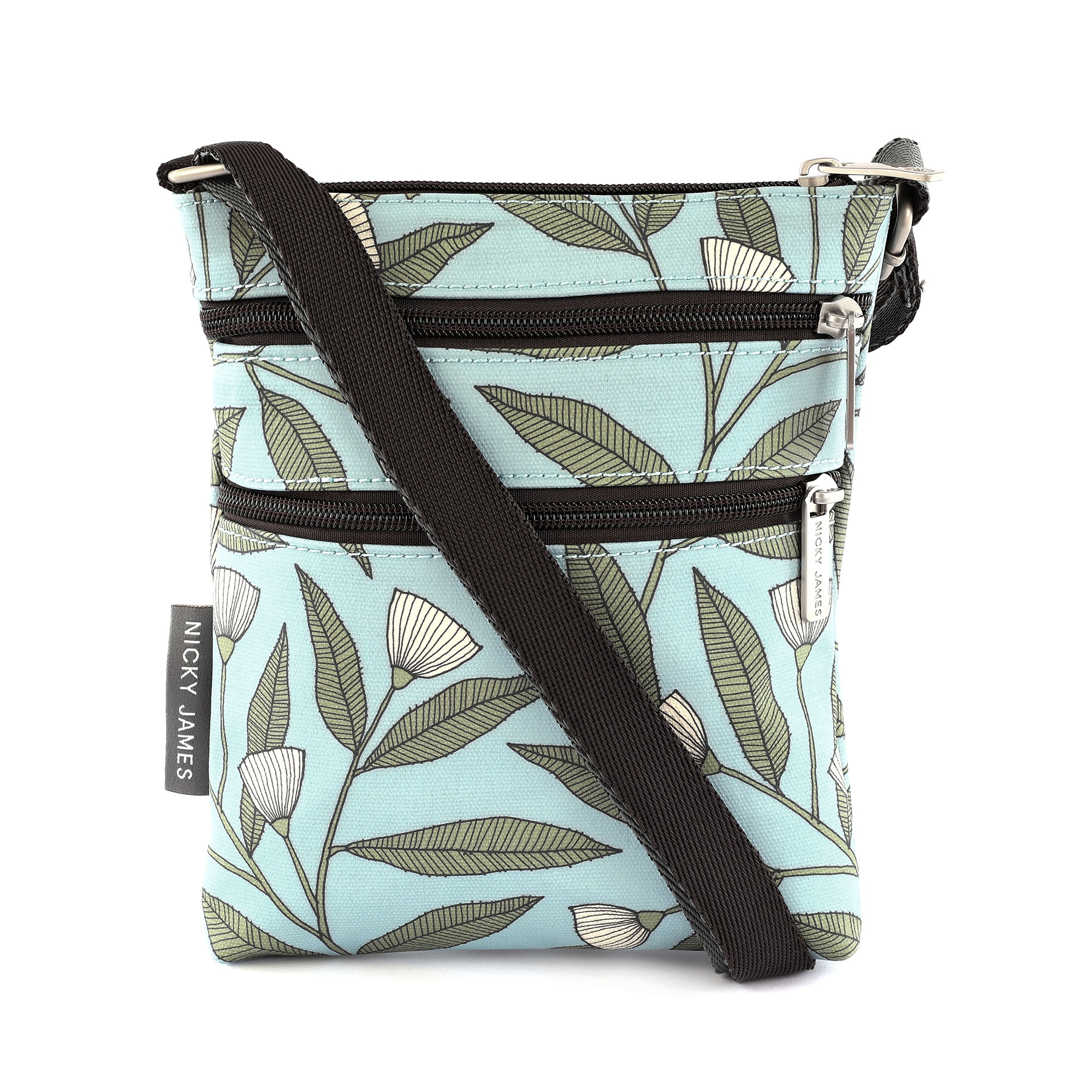 Green Leaves Mini Crossbody Bag
