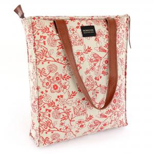 Mongoose Large Tote Bag in Floret Red